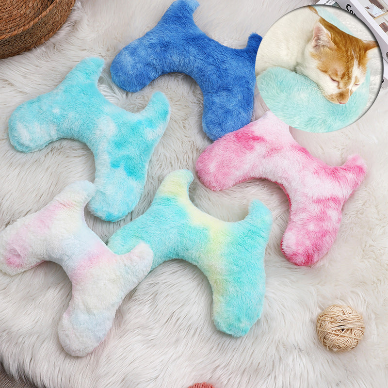 3bba218583f37d671927cc16478c77a3Pet Pillow Super Soft Tie-dyed Plush Cat Supplies Pet Products