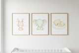 Nursery Animal Print Set (Set of 3) — Printable Wall Art