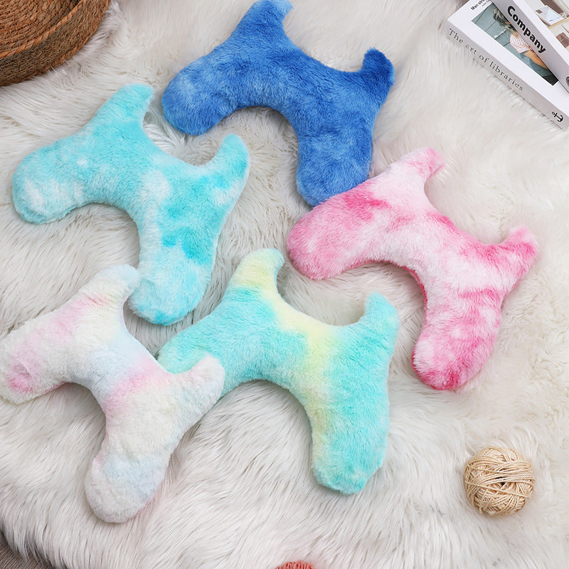 380140b8a5694b39e54ac9be0e3c93eePet Pillow Super Soft Tie-dyed Plush Cat Supplies Pet Products