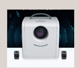 Mini Home Projector & Speaker